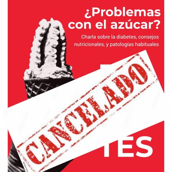 ¡Posponemos la charla sobre la diabetes!Pero no os preocupéis, dentro de poco sacaremos fecha nueva... 🤸‍♀️